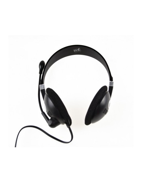 Auriculares estéreo con micrófono para PC / Portátil DConference Y negros