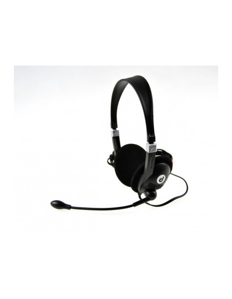 Auriculares estéreo con micrófono para PC / Portátil DConference Y negros
