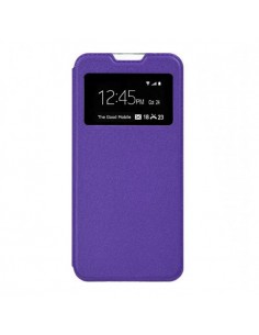 Funda libro soporte TPU iPhone X / XS morada