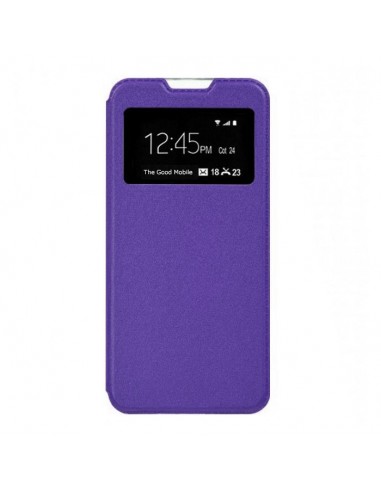 Funda libro soporte TPU iPhone X / XS morada