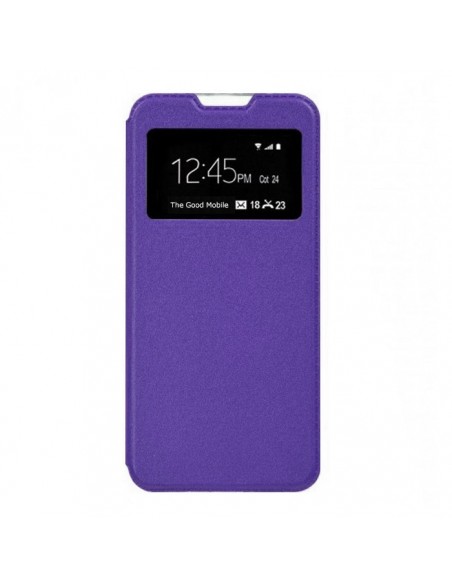 Funda libro soporte TPU iPhone X / XS morada