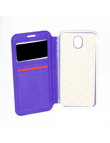 Funda libro soporte TPU iPhone X / XS morada