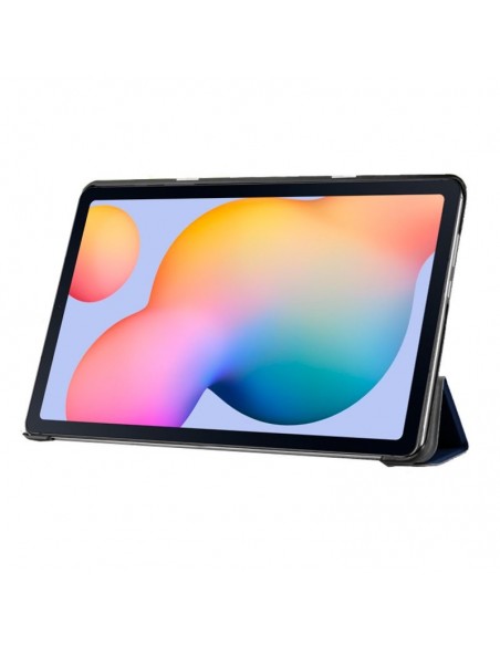 Funda soporte Samsung Galaxy Tab S6 Lite 10,4 pulgadas (P610-P615) polipiel azul