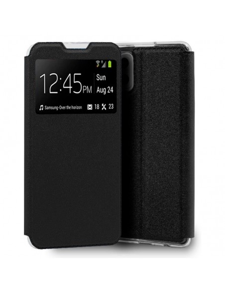 Funda libro soporte TPU Samsung A426 Galaxy A42 5G negra