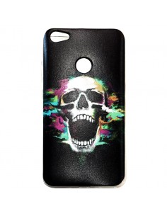 Funda TPU Xiaomi Redmi Note 5A diseño negra calavera