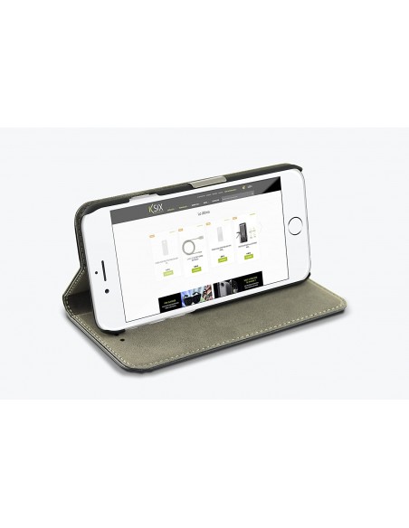 Funda libro soporte reforzado iPhone 7 / 8 / SE (2020) negra