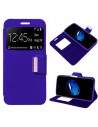 Funda libro soporte TPU iPhone 7 / 8 / SE (2020) morada