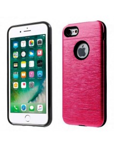 Carcasa aluminio cama TPU iPhone 7 / 8 / SE (2020) rosa 2