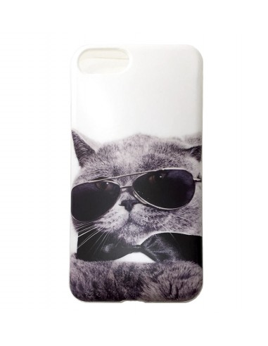 Carcasa TPU iPhone 7 / 8 / SE (2020) diseño Gato