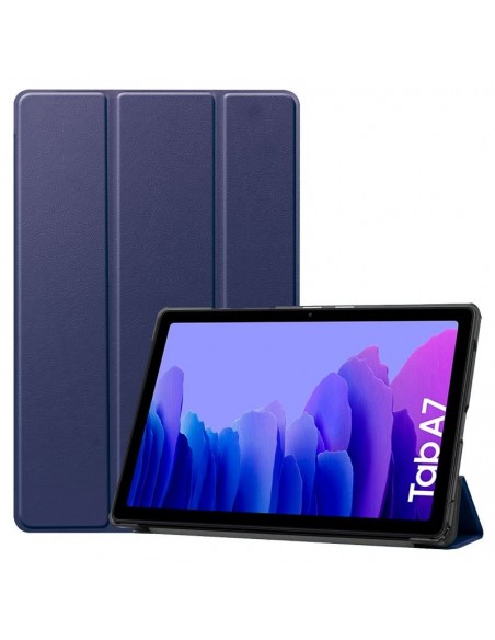 Funda soporte Samsung Galaxy Tab A7 10,4 pulgadas (T500-T505) polipiel azul