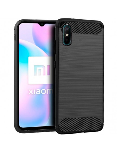 Carcasa TPU Xiaomi Redmi 9A / 9AT carbón negra