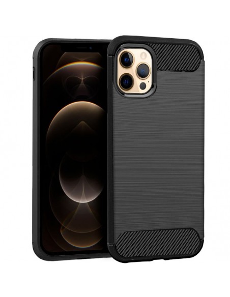 Carcasa TPU iPhone 12 Pro Max carbón negra
