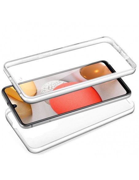 Funda gel TPU 3D Samsung A426 Galaxy A42 5G transparente (Frontal + trasera)