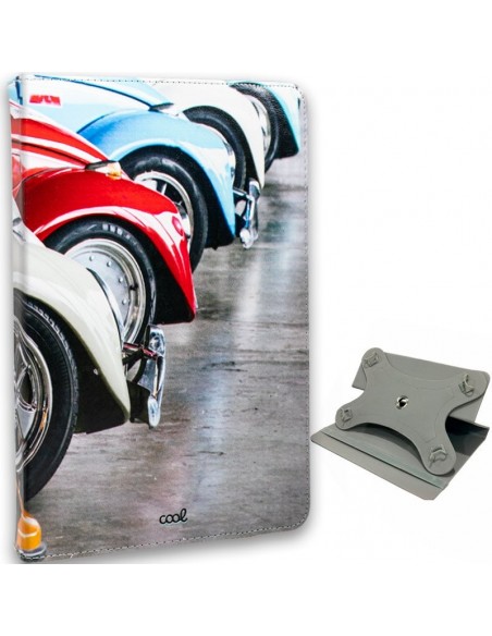 Funda polipiel soporte universal tablets 10'' pulgadas diseño Cars