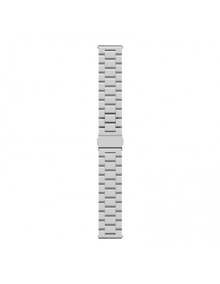 Correa universal 22 mm Amazfit Bip / GTS / Bip Lite / Huawei / Samsung / Cool Oslo metal plata