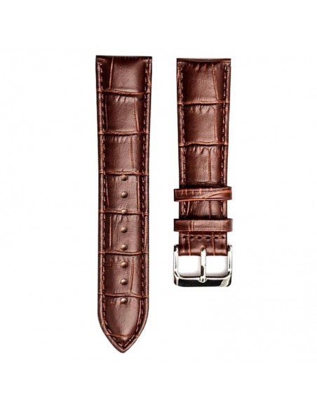 Correa universal 20mm Amazfit Bip / GTS / Bip Lite / Huawei / Samsung / Cool Oslo polipiel marrón