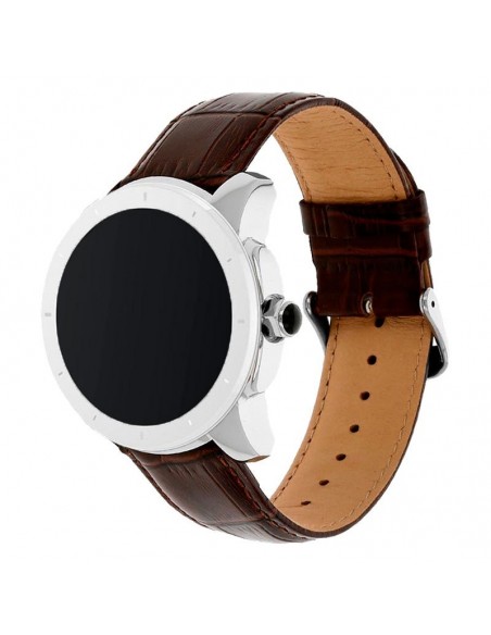 Correa universal 20mm Amazfit Bip / GTS / Bip Lite / Huawei / Samsung / Cool Oslo polipiel marrón