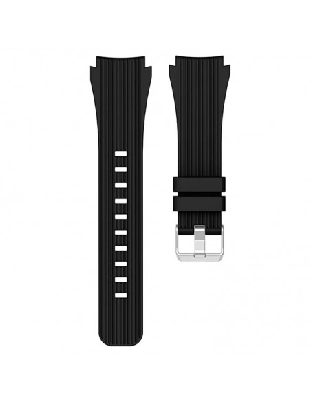 Correa universal 20mm Amazfit Bip / GTS / Bip Lite / Huawei / Samsung / Cool Oslo goma negra