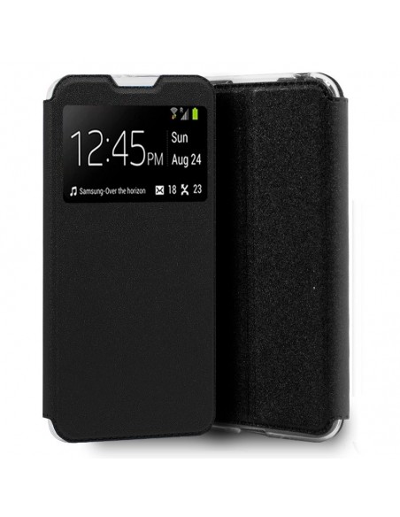Funda libro soporte TPU Wiko Y81 negra