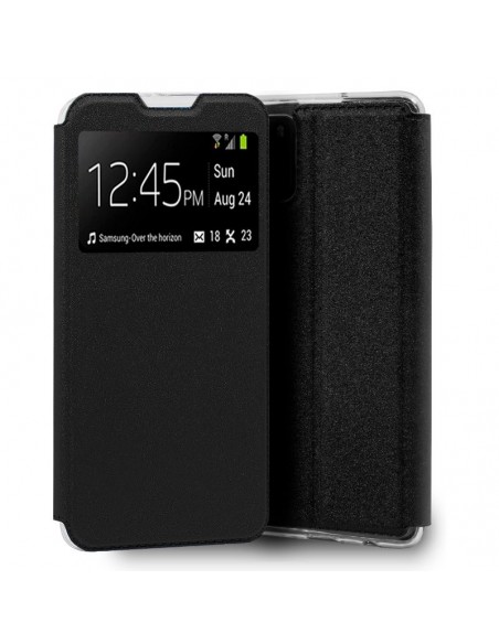 Funda libro soporte TPU Xiaomi Redmi 9T / Pocophone M3 negra