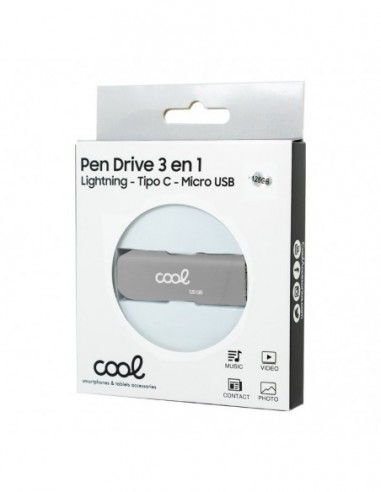 Pen Drive llavero USB 128 GB COOL (3...