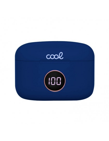 Auriculares Bluetooth estéreo Dual Pod Earbuds LCD COOL AIR PRO azules