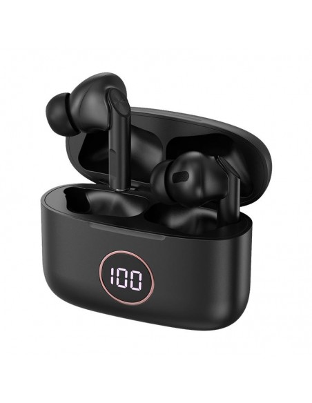 Auriculares Bluetooth estéreo Dual Pod Earbuds LCD COOL AIR PRO negros