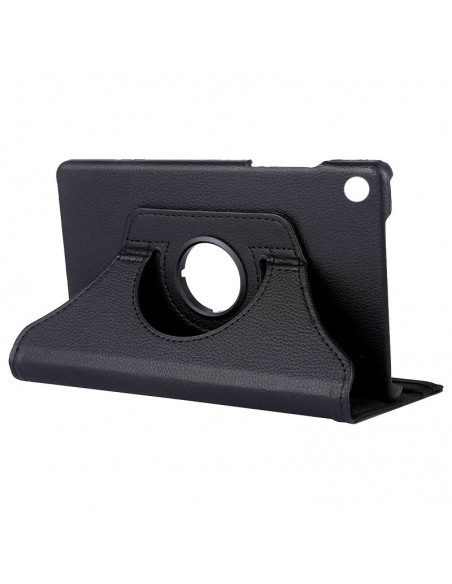 Funda soporte giratorio Huawei Matepad T10s polipiel negra 10,1 pulgadas