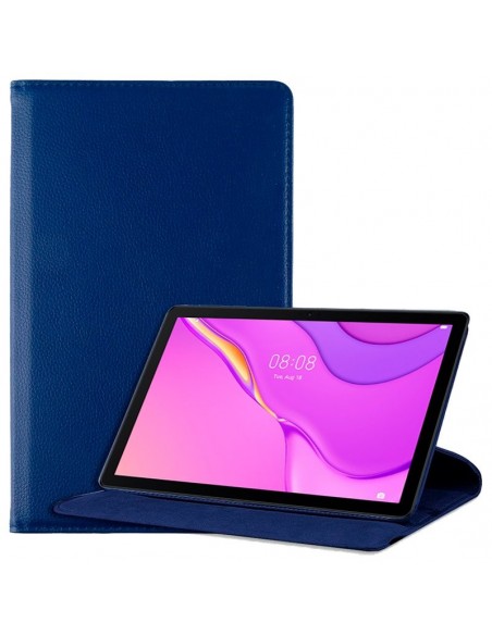 Funda soporte giratorio Huawei Matepad T10s polipiel azul 10,1 pulgadas
