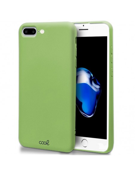 Carcasa TPU cama tela iPhone 7 Plus / iPhone 8 Plus verde pistacho