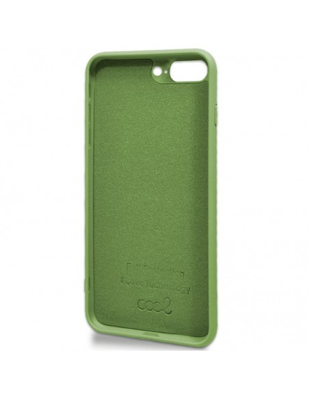 Carcasa TPU cama tela iPhone 7 Plus / iPhone 8 Plus verde pistacho