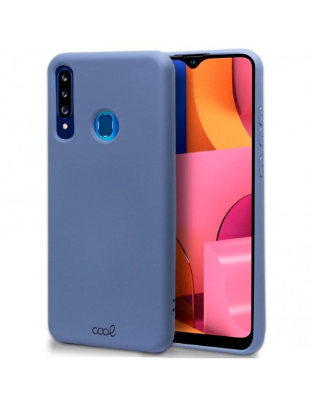 Carcasa TPU cama tela Samsung A207 Galaxy A20s azul