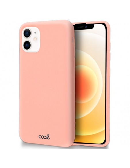 Carcasa TPU cama tela iPhone 12 mini rosa
