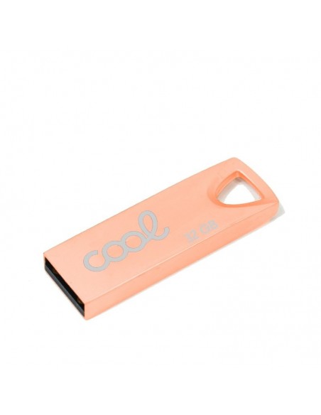 Pen Drive llavero USB 2.0 32 GB Cool Metal KEY oro rosa