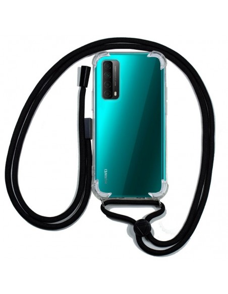Carcasa TPU Huawei P Smart 2021 cordón negra