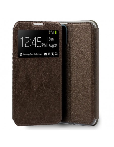 Funda libro soporte TPU Realme 7 Pro bronce