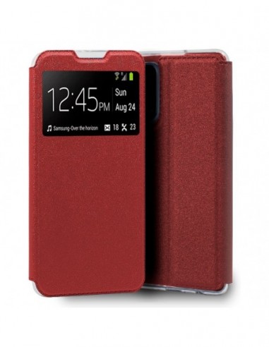 Funda libro soporte TPU Realme 7 roja