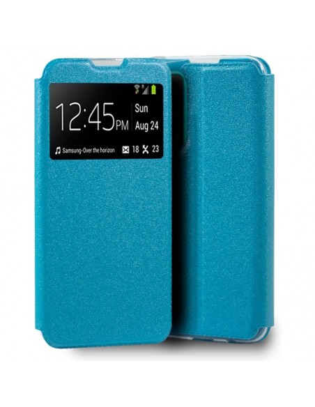 Funda libro soporte TPU Huawei P Smart 2021 celeste