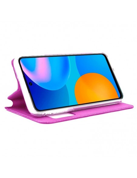 Funda libro soporte TPU Huawei P Smart 2021 rosa