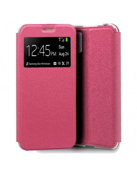 Funda libro soporte TPU Samsung A426 Galaxy A42 5G rosa