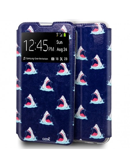 Funda libro soporte TPU Realme 7 5G diseño Tiburón