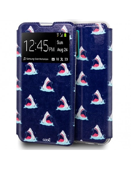 Funda libro soporte TPU Huawei P Smart 2021 diseño Tiburón