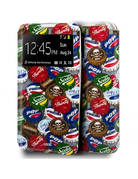 Funda libro soporte TPU Xiaomi Redmi 9T / Pocophone M3 diseño Chapas