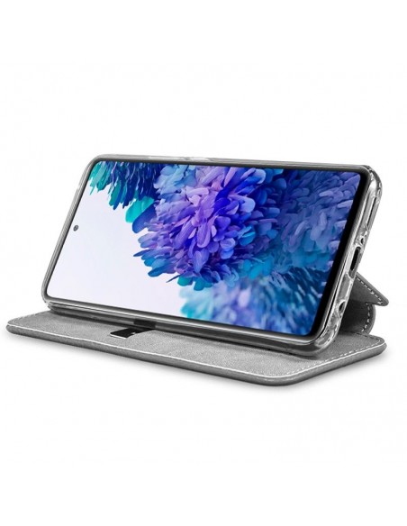 Funda libro soporte TPU Samsung G780 Galaxy S20 FE diseño Flores