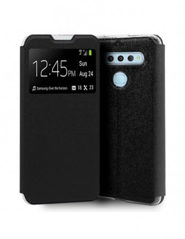 Funda libro soporte TPU TCL 10L negra