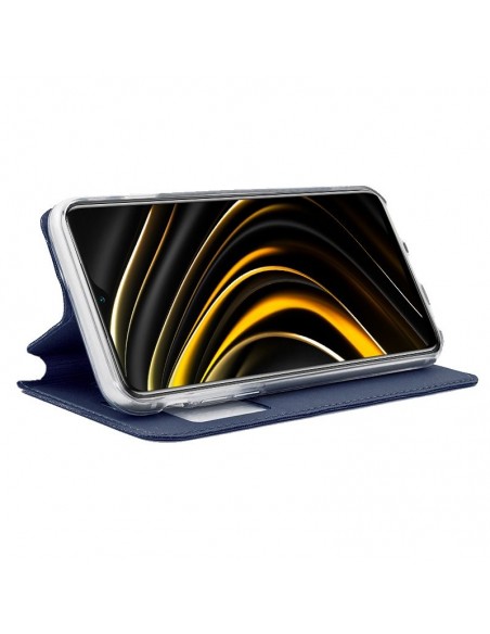 Funda libro soporte TPU Xiaomi Redmi 9T / Pocophone M3 azul