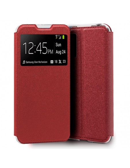 Funda libro soporte TPU Xiaomi Redmi 9T / Pocophone M3 roja