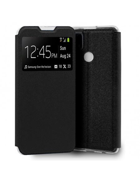 Funda libro soporte TPU Realme 7i negra