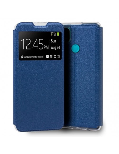 Funda libro soporte TPU Oppo A15 / A15s azul