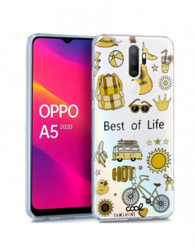 Carcasa TPU transparente Oppo A5...